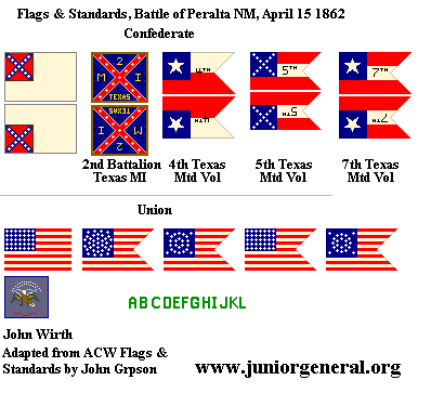 Union and Confederate Flags (Peralta)