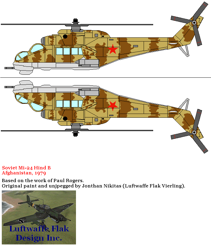 Soviet Hind Helicopter