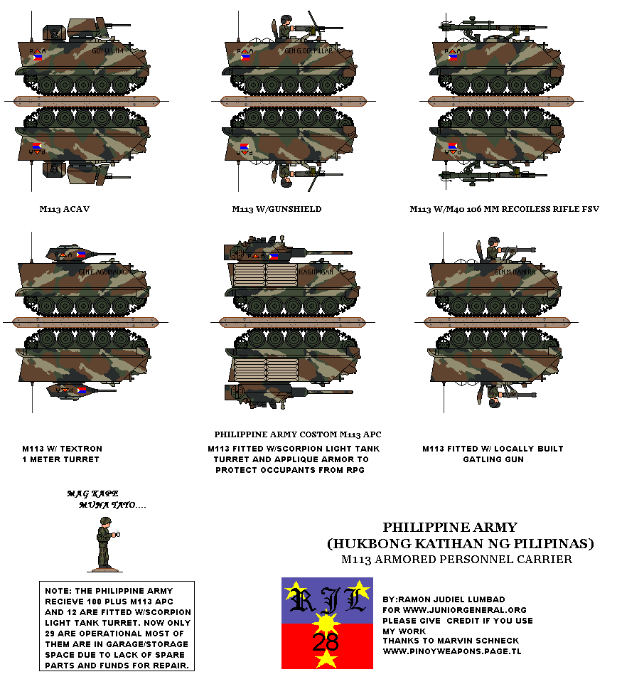 Phillipines M113