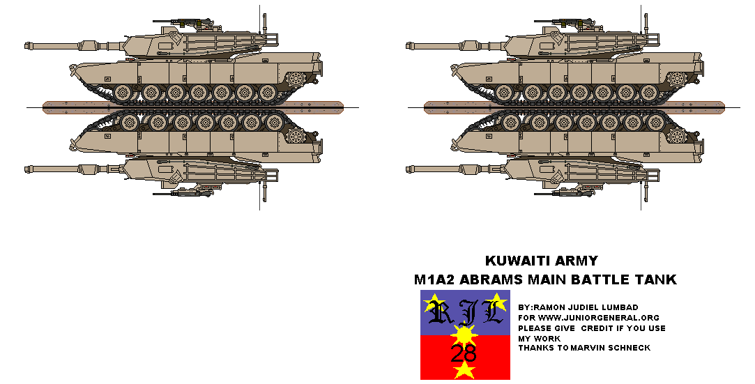 Kuwaiti M1A1 Abrams Tank