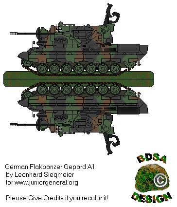 German Flakpanzer Gepard A1