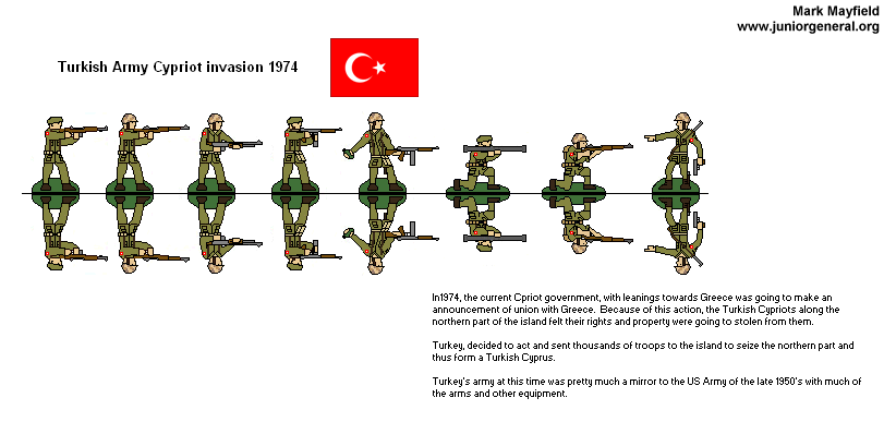 Cypriot Invasion (1974) Turkish Army