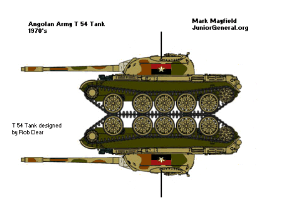 Angolan Tank T-54