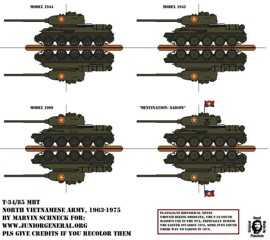 North Vietnamese T-34 Tank