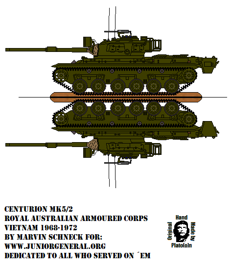 Australian Centurion MK5/2 Tank (1968-1972)