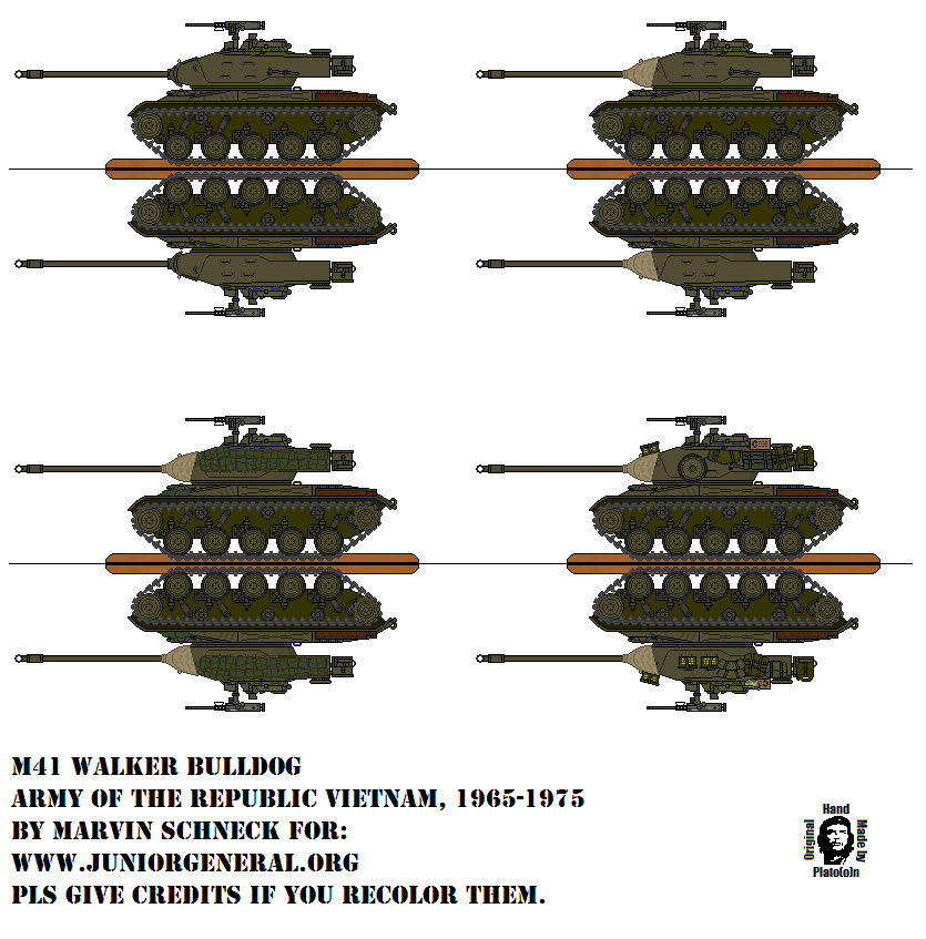 ARVN M41 Walker Bulldog Tank