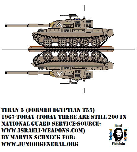 Israeli Tiran 5 Tank (1961-1983)