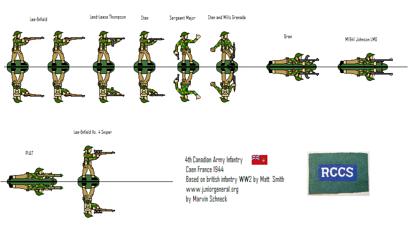 4th Canadian Army Infantry
