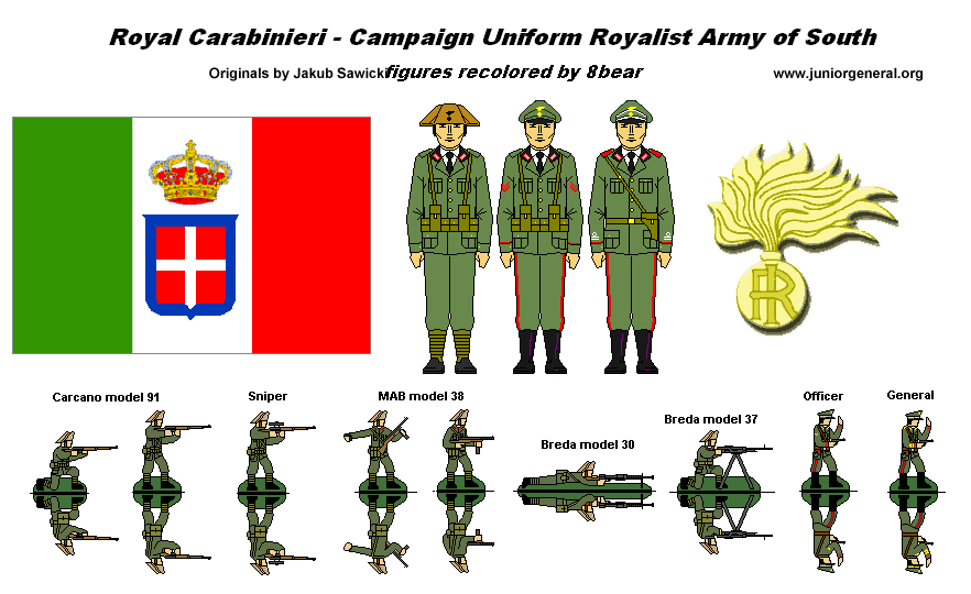 Royal Carabinieri - Campaign Uniform