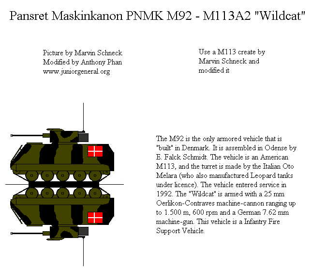 Danish Pansret Maskinkanon M-92
