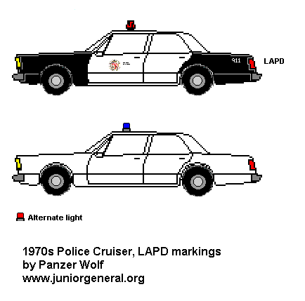 Police Cruisers 1970's