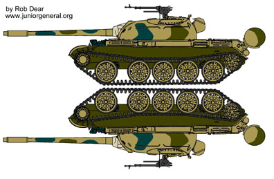 Egyptian T-54 Tank