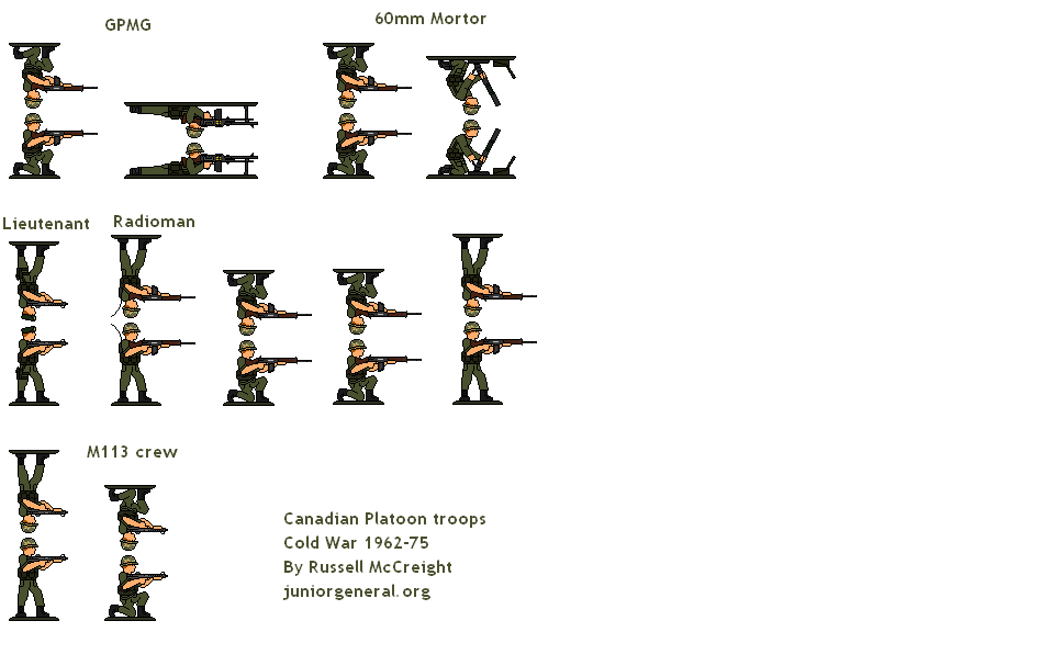 Canadian Platoon Weapons 1962-1975
