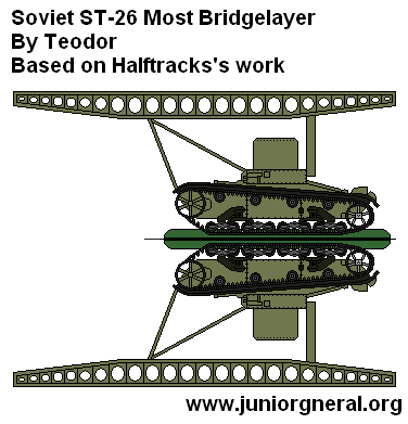 Soviet ST-26 Most Bridgelayer