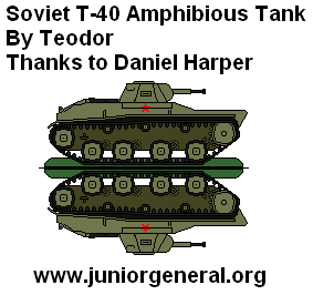 Soviet T-40 Amphibious Tank