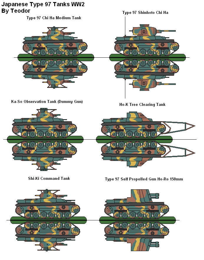 Type 97 Tanks