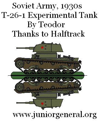 Soviet T-26-1 Experimental Tank