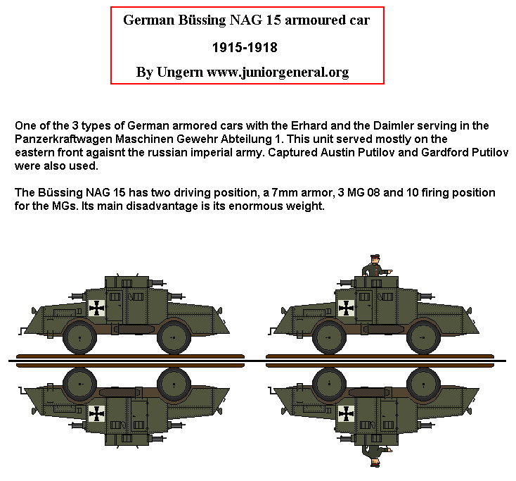 German Bussing NAG 15 Armored Car
