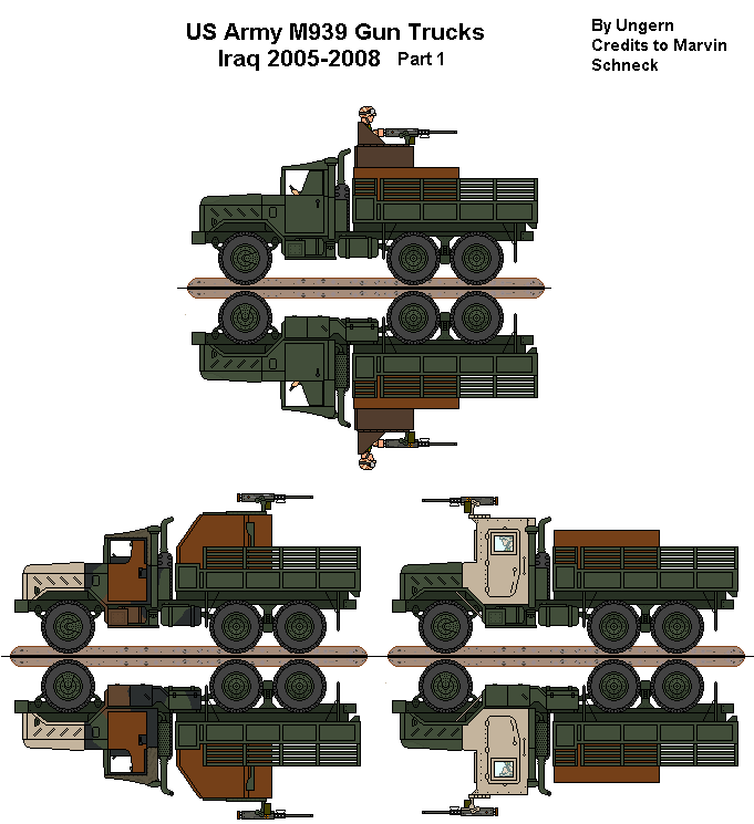 M939 Gun Trucks 1