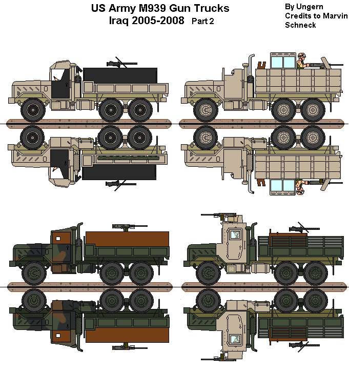 M939 Gun Trucks 2