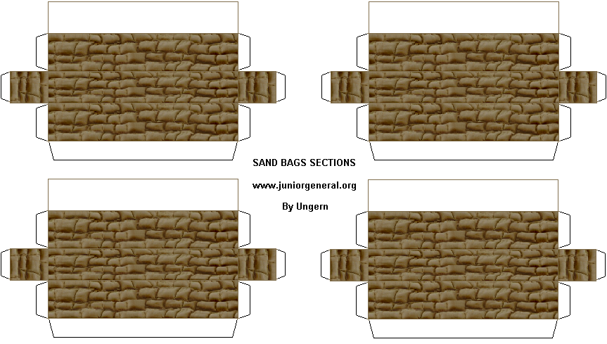 Sand Bag Wall 3-D 2