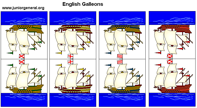 English Galleons