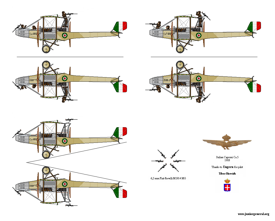 Italian Caproni Ca S | Paper Miniature