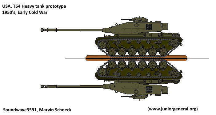 US T54 Tank