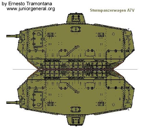  sturmpanzerwagen a7v 