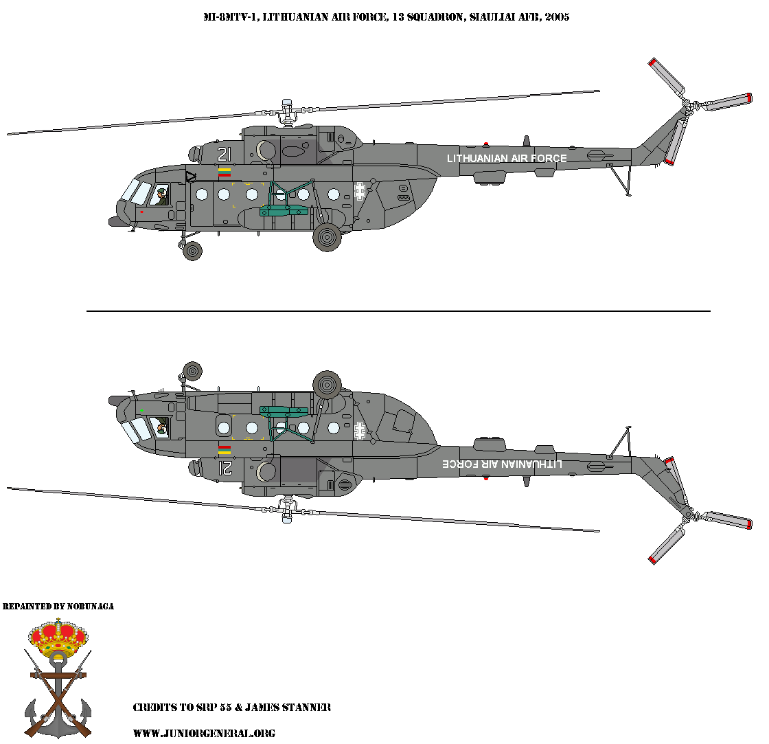 Lithuanian Mi-8MTV-1 Helicopter