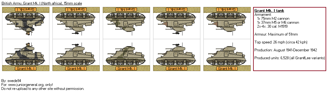 British Grant Tanks