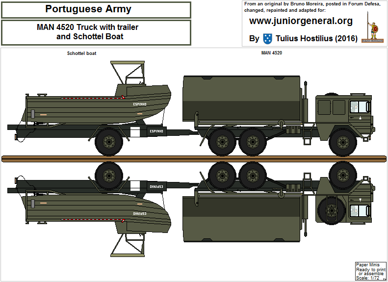 Portuguese Army Truck and Schottel Boat