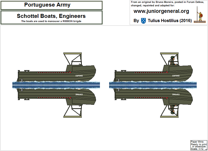 Portuguese Army Schottel Boat