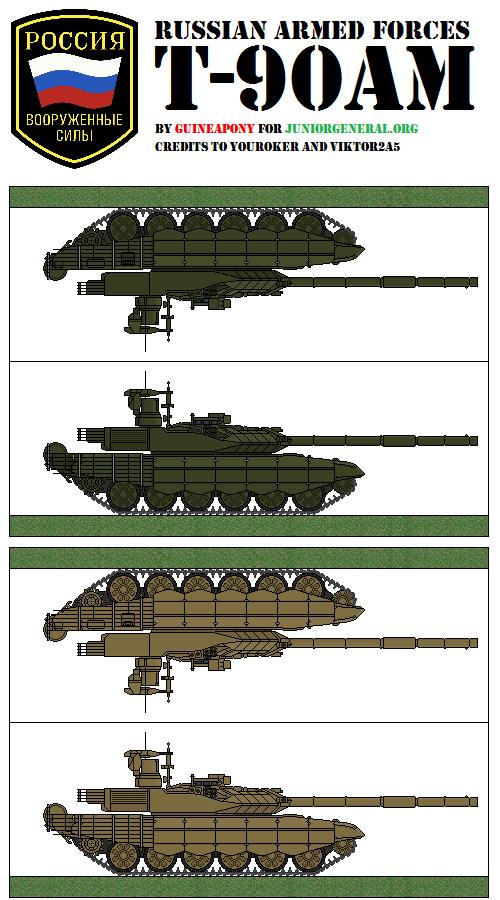 Russian T-90AM Tank