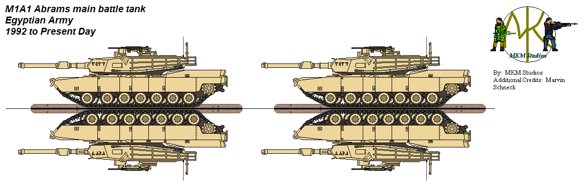 Egyptian M1A1 Abrams Tank