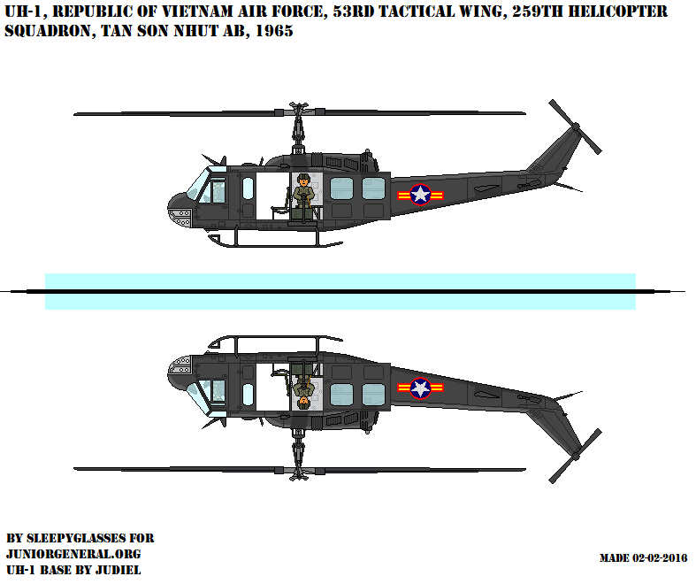 Vietnamese UH-1 Helicopter