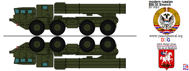 Russian BM-30 Smerch
