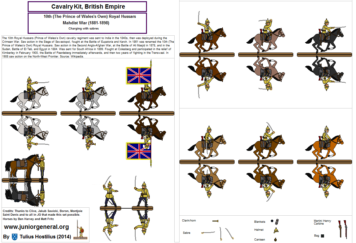 British Royal Hussars (Mahdist War)