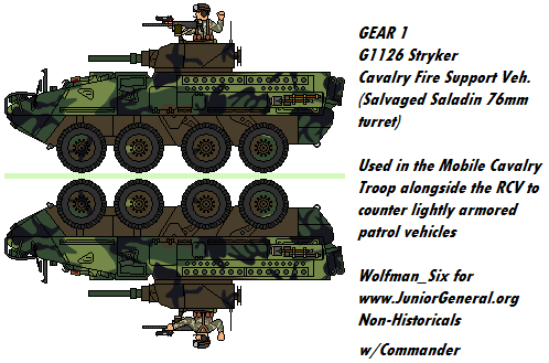 G1126 stryker Calvary fire support vehicle 2