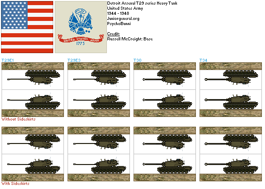 US T29 Heavy Tank Series