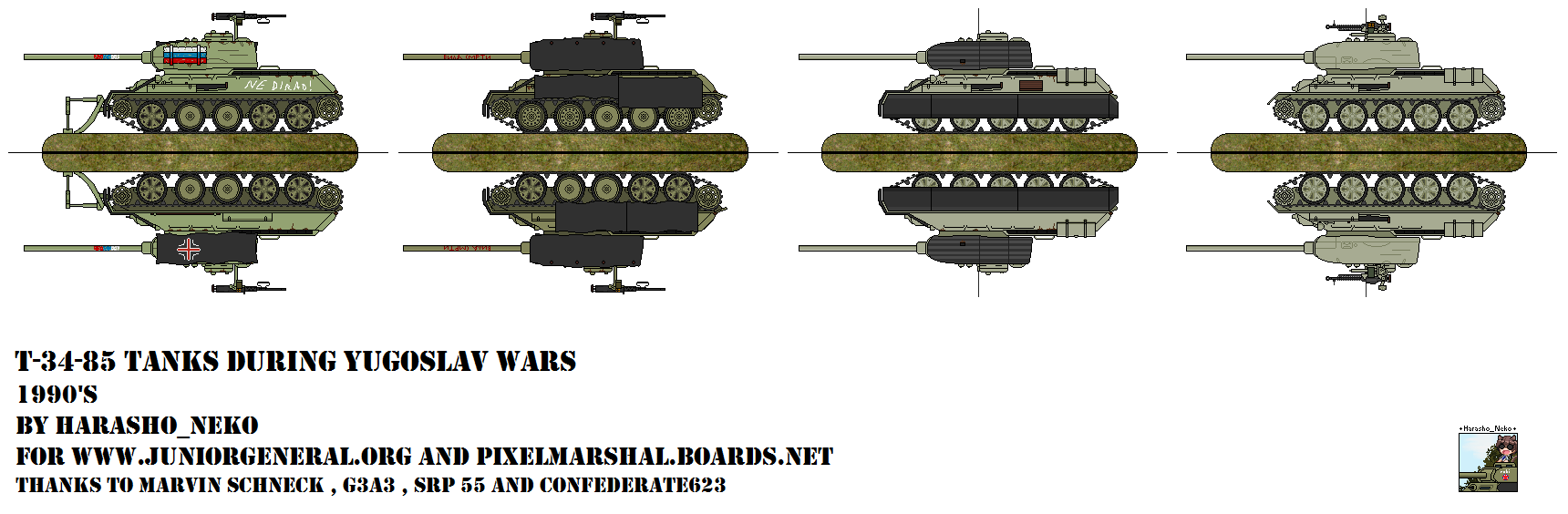 Yugoslavia T-34-85 Tank