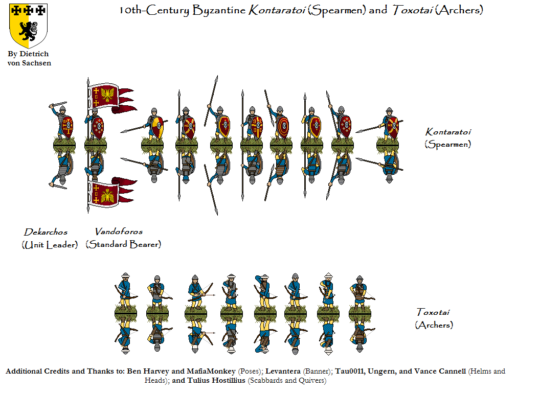Byzantine Spearmen and Archers