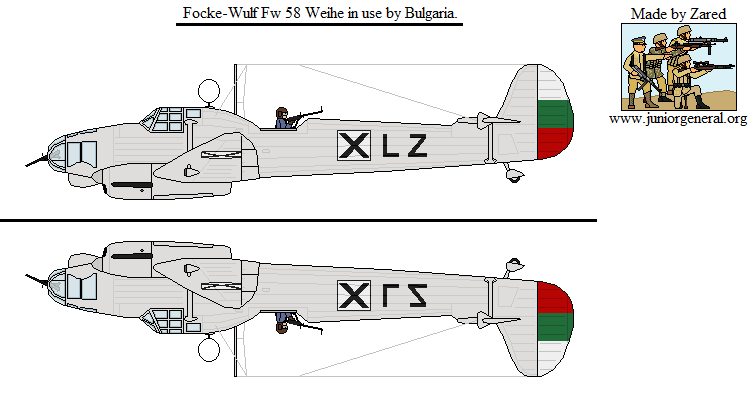 Bulgarian Focke-Wulf Fw-58