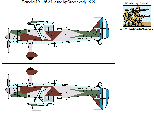 Greek Henschel Hs-126 A1