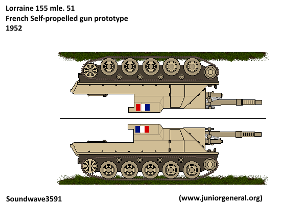 French Lorraine 155 mle 51