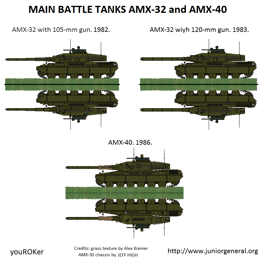 French AMX Tanks
