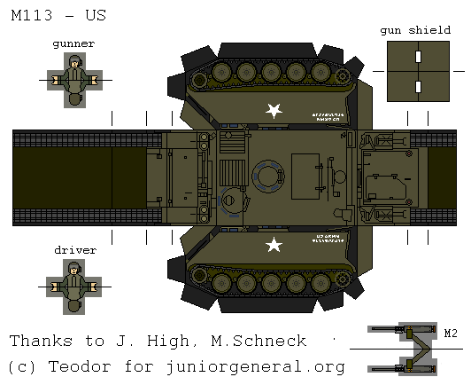 US M113 APC (3-D Fold Up)