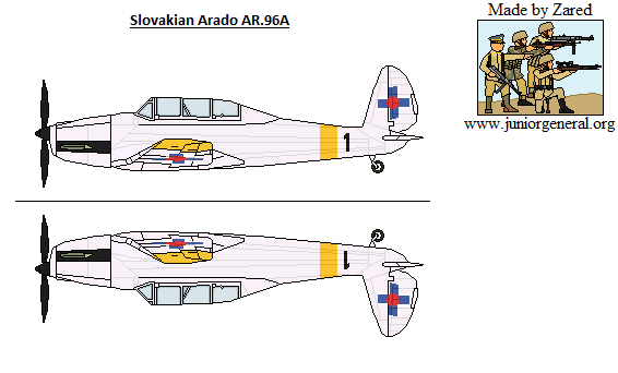 Slovakian Arado Ar 96A