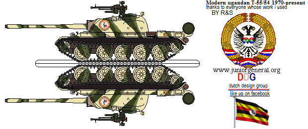 Ugandan T-55/54 Tank