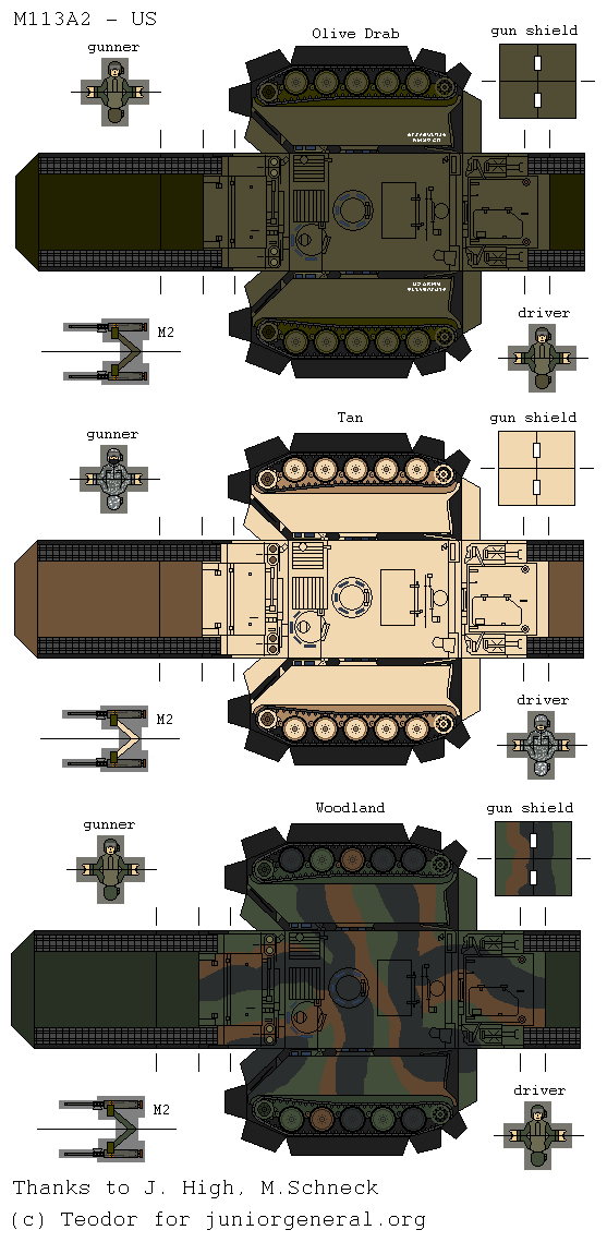 US M113A2 (3-D Fold Up)
